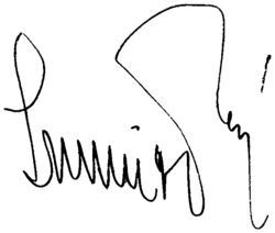 Pál Schmitt, podpis