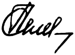 Taťána Golikovová, podpis