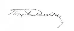 Władysław Raczkiewicz, podpis