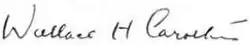 Wallace Carothers – podpis