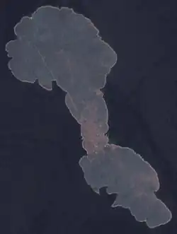 Satelitní pohled na Silbu