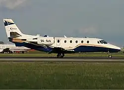 Cessna 560XL Citation Excel společnosti Silesia Air v roce 2007