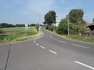 Silnice II/340 u Drhotína