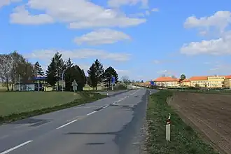 Silnice II/419 - čerpací stanice u Žarošic