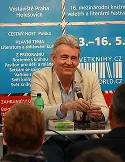 Simon Mawer na pražském veletrhu Svět knihy 2010.