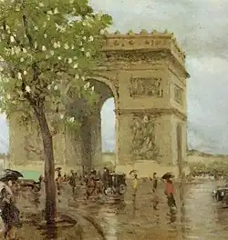 Tavík František Šimon – Place de L'étoile (1912)