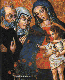 Pietro Paolo Agabito: Bl. Simon, sv. Rita a Panna Maria Osvoboditelka