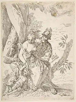 Mars, Venuše a Cupido