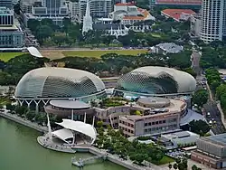 Pohled z Marina Bay Sands