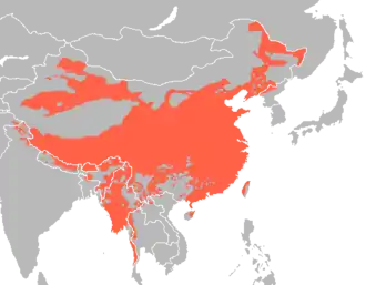 Rozšíření sinotibetských jazyků