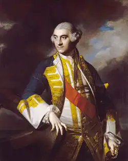 Viceadmirál Sir Charles Saunders (1765, National Maritime Museum)