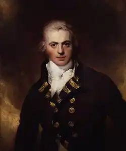 Komandér Graham Moore (1792, olej na plátně, Thomas Lawrence, sbírky Národní portrétní galerie v Londýně)