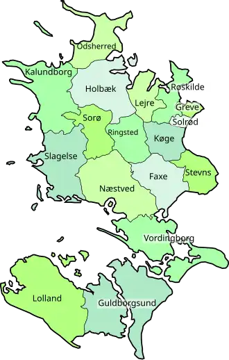 Region Sjælland v Dánsku