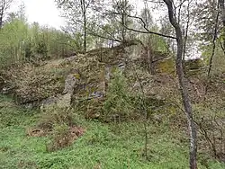 Skála u cesty do Zigartic