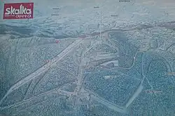 Mapa rekreačního střediska