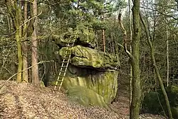 Skalní věž na Bezvelu