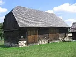 Skanzen Chanovice, Stodola z Nezdic 02.jpg