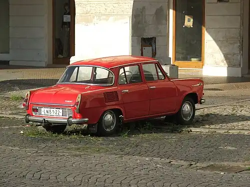 Škoda 1000 MB (model 1968) v Lounech, 2005