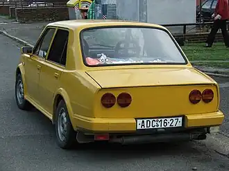 Škoda 120 v tuningové úpravě