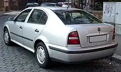 Škoda Octavia (1996–2000), zadní pohled