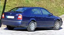 Škoda Octavia (2000–2010), zadní pohled