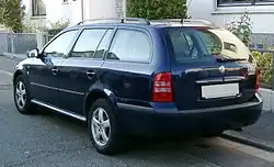 Škoda Octavia Combi (2000–2010), zadní pohled