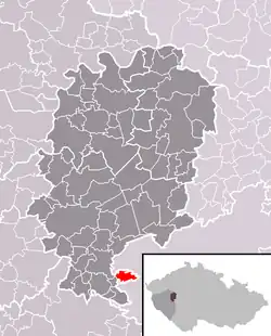 Skořice na mapě