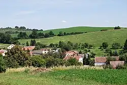 Pohled na část vesnice