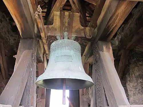 Zvon z roku 1514 ve zvonici
