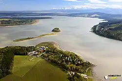 Přehradní nádrž Orava se Slanickým ostrovem