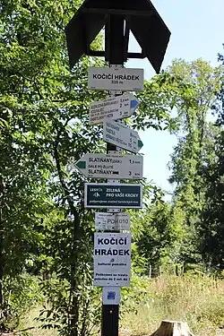 Rozcestník u Kočičího hrádku