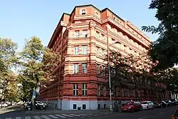 Nároží domu v roce 2012