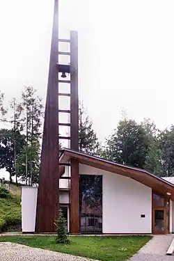 Poutní kostel Božího milosrdenství a sv. Faustyny ve Slavkovicích u Nového Města na Moravě