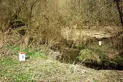 Slavonický potok opouští Českou republiku