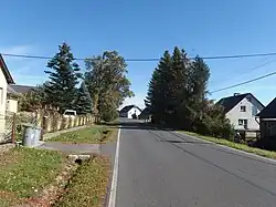 Hlavní ulice, směr Bruntál