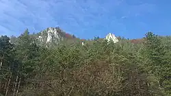 Slnečné skaly od jihu