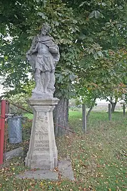 Sloup se sochou sv. Donáta