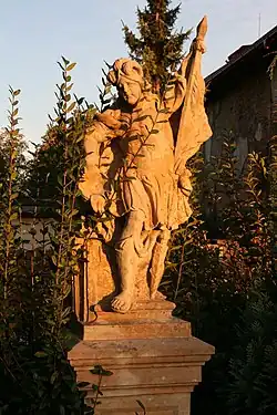 Sloup se sochou sv. Floriána (Újezd), Újezd.jpg