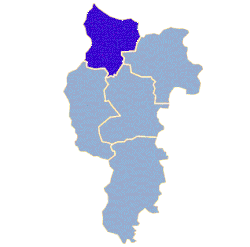 Poloha gminy v okrese Słubice