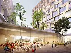 Smíchov City, vizualizace 10 – administrativní kampus