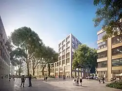 Smíchov City, vizualizace 11 – administrativní kampus