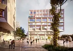 Smíchov City, vizualizace 8 – administrativní kampus