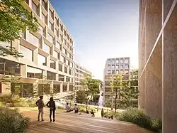 Smíchov City, vizualizace 9 – administrativní kampus