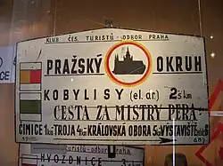 Historická turistická směrovka