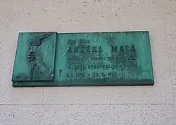 Smiřice, pamětní deska Malá.jpg