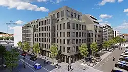 Smichov City, vizualizace 4 - ulice Stroupežnického