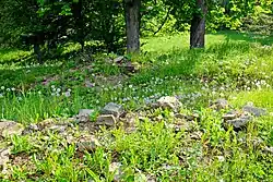 pohled na místo zaniklého kostela svatého Václava