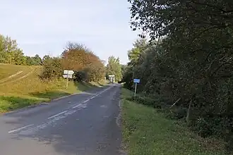 Silnice II/269 u Velkého Hubenova