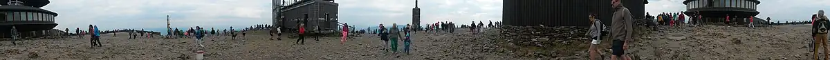 Panorama ze Sněžky
