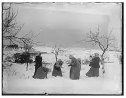 Sníh v Jeruzalémě, 1921